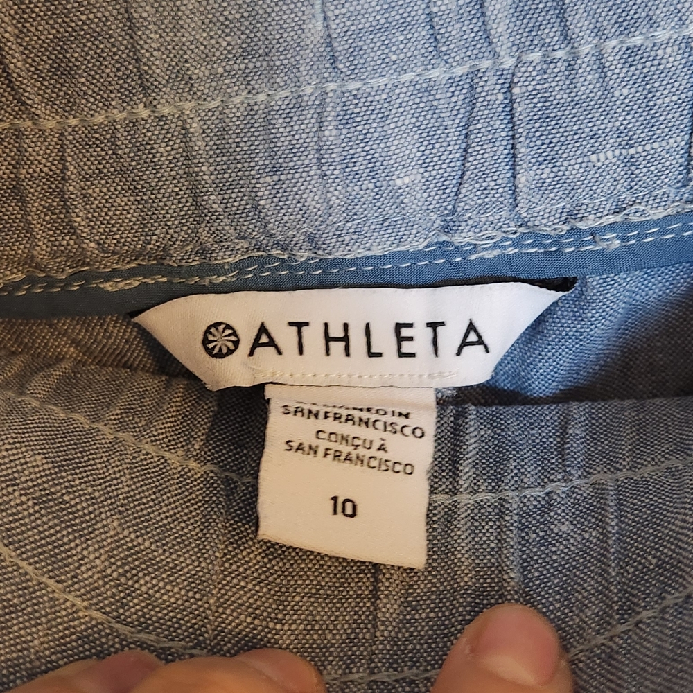Athleta Women's Sky Blue Joggers - Picture 4 of 5